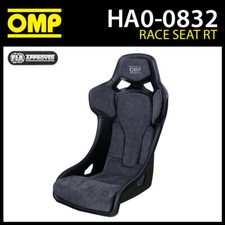 OMP RT Racing Seat Lightweight Gel Fibgreglass in Leather/Suede FIA 8855-1999