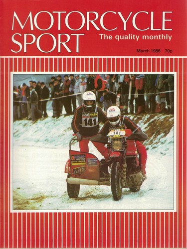 Motorcycle sport magazine 1986 - motorcycle,