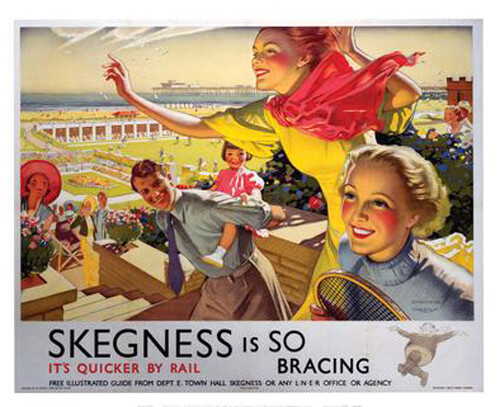 Vintage skegness travel by - vintage,