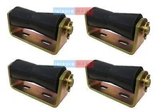Boat Trailer Brackets with Keel V Rollers 19mm Bore x 4