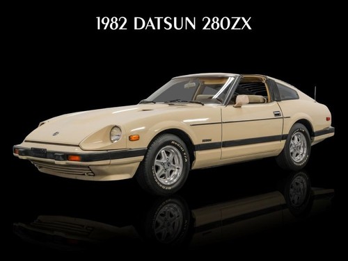 1982 datsun 280zx - datsun, cream
