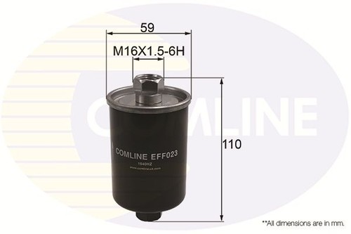 Comline fuel filter - fuel, element