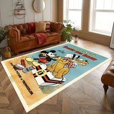 Mickey Rug,Dog Rug,Mouse Rug,Animal Rug,Mickey Mouse Rug,Famous Cartoon Rug,Cart