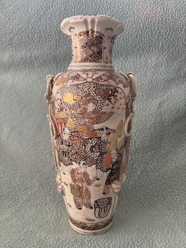 Antique japanese satsuma vase - satsuma,