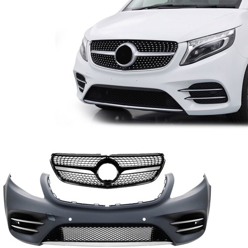 Front bumper diamond grille - bumper,