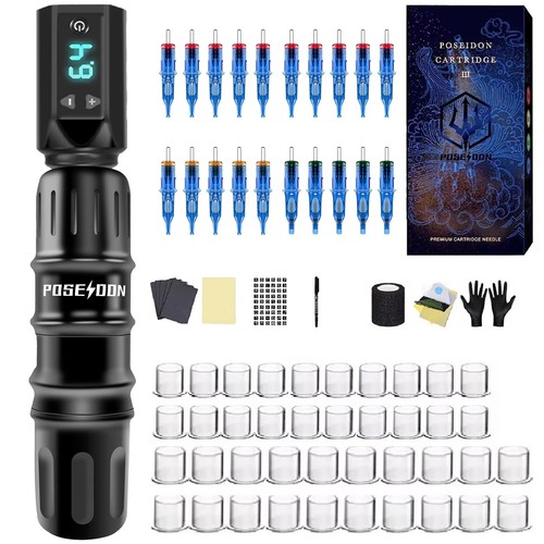 Poseidon wireless tattoo kit - wireless,
