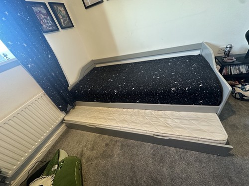 Single trundle bed - single, with