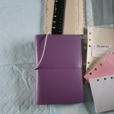 Filofax Purple Domino Personal Organiser