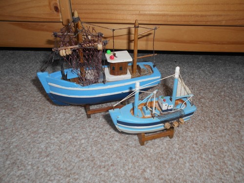 Three ship boat fishing wooden - three,