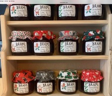 jam jar covers mixed fabric