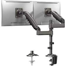 Dual Monitor Stand 13 to 32 Inch Taller Adjustable Long Arm Desk Mount HUANUO