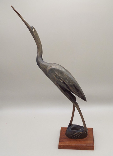 Carved wooden figure - wooden,