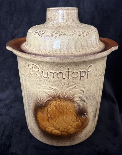 Vintage rum pot jar rumtopf - vintage,