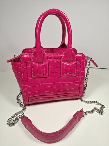 Zara bright pink - bright, leather
