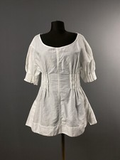 COS Womens White Linen Cotton Lightweight Short Tunic Mini SunDress Size 38 M
