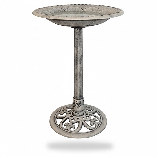 Stone effect bird bath garden - bird,