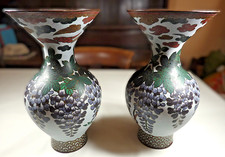 Pair of Antique Cloisonné