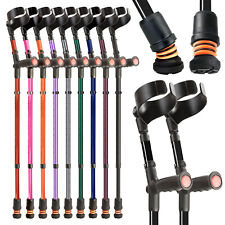 Flexyfoot Crutch Closed Cuff Soft Grip Crutches Shock Absorb Ferrule