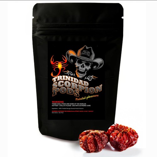 Moruga scorpion chilli pods - scorpion,