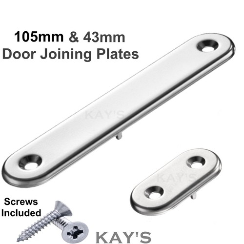Door joining plates with - joining,