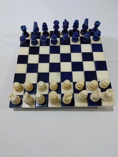 Marble stone chess set - marble, &