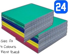 24 Pcs Small A7 Notebooks