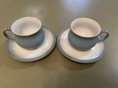 Denby colonial blue tea - x,