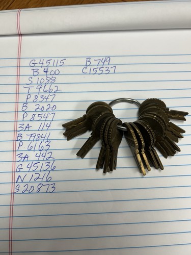 Vintage slot machine keys - slot,