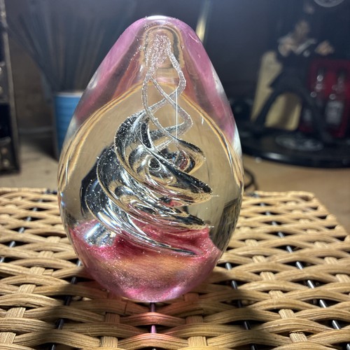 Vintage hand blown teardrop - vintage,