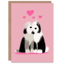 Cute Old English Sheepdogs in