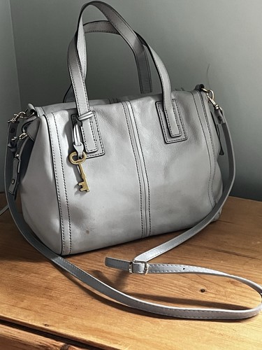 Fossil grey leather - fossil,