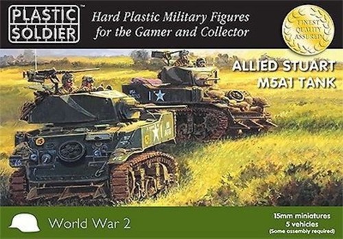 Ww2v15021 15mm allied m5a1 - allied,