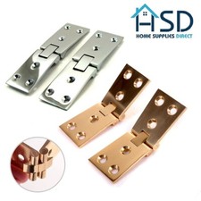 Heavy Duty Solid Brass Chrome Counterflap Catch Hinge Bar/Pub Counter Flap Open