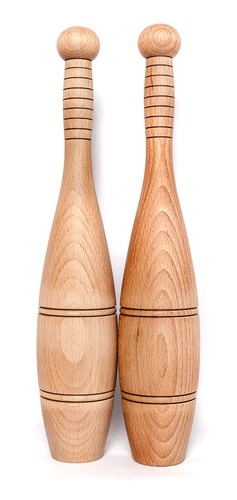 Indian clubs wooden - wooden,