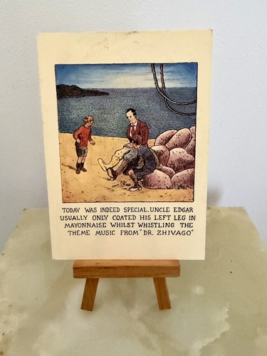 Glen baxter 1989 postcard - 1989,
