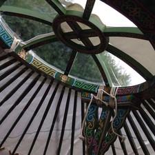 Yurt PVC Canvas Crown Cover