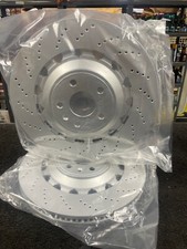 AUDI TTRS TT 2.5RS QUATTRO 8J FRONT DRILLED BRAKE DISCS 370X32MM 8J0615301 E F K