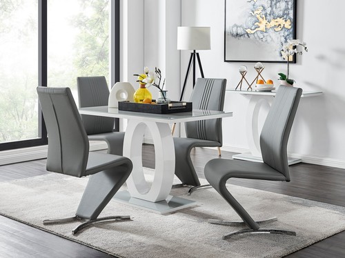 Giovani white high gloss grey - giovani,