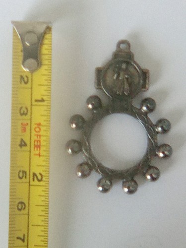 Rosary ring vintage wording - vintage,