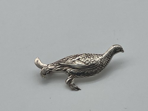 925 silver grouse bird - silver, game