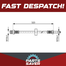 Brake Hose fits SKODA PICK UP 6U 1.3 Front 97 to 01 Hydraulic Bosch 6U0611701
