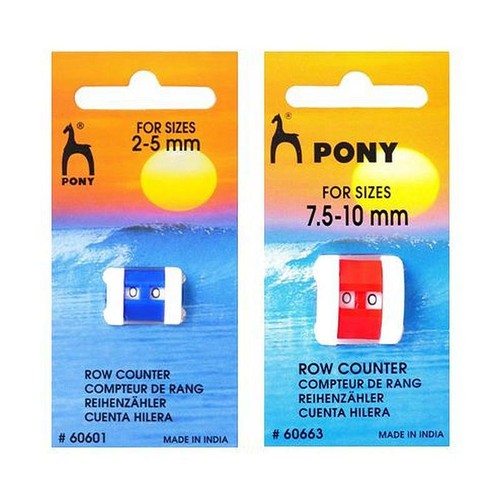 Pony row counters - counters, needle