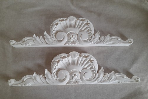 Pair plaster antique - pair,