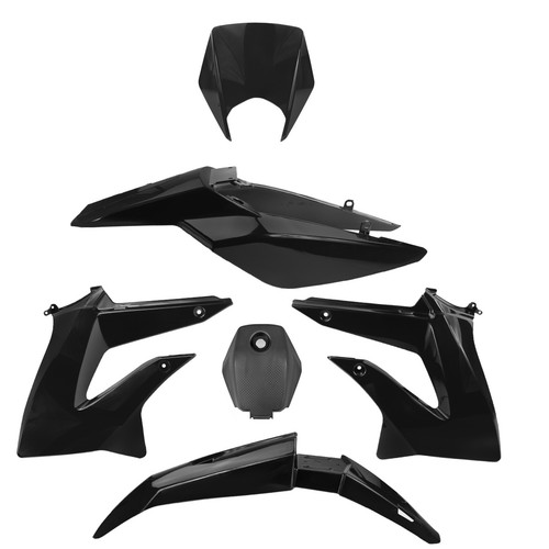 Fairing kit tnt - 6-piece, black
