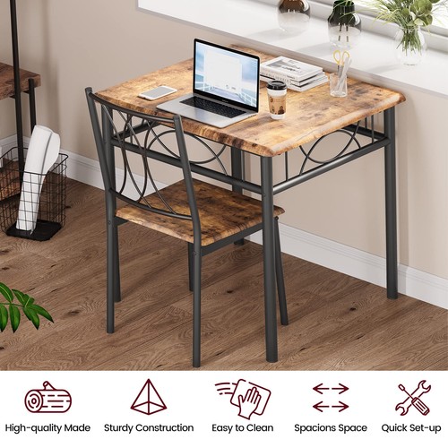 3pcs 74x74x76cm dining table - 74x74x76cm,