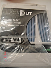 dunelm blackout curtains pencil pleat
