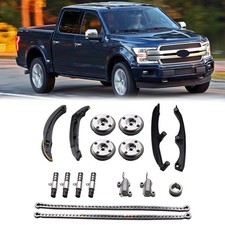 NEW For 17-23 Ford F150 3.5L Ecoboost Chains, Guides, Tensioners W/Phasers Kit