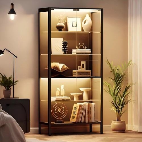 Glass display case - glass,