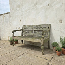 Vintage Teak Garden Bench |