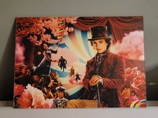 Charlie And The Chocolate Factory Willy Wonka Glass A4 Framed Picture Art Print